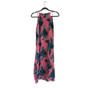 YumiDay Tropical Palm Flowy Airy Dress Maxi Dress XS